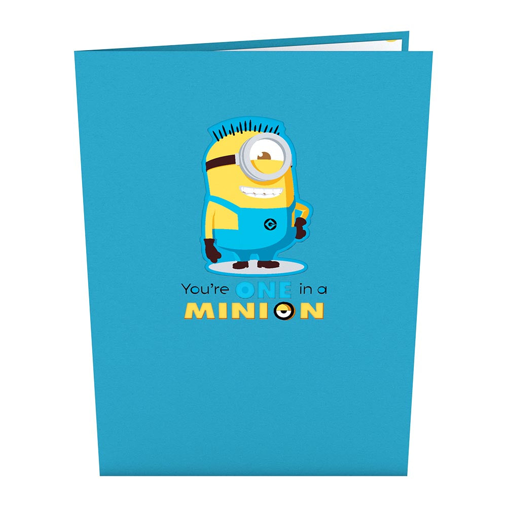 Despicable Me You're One in a Minion Pop-Up Card