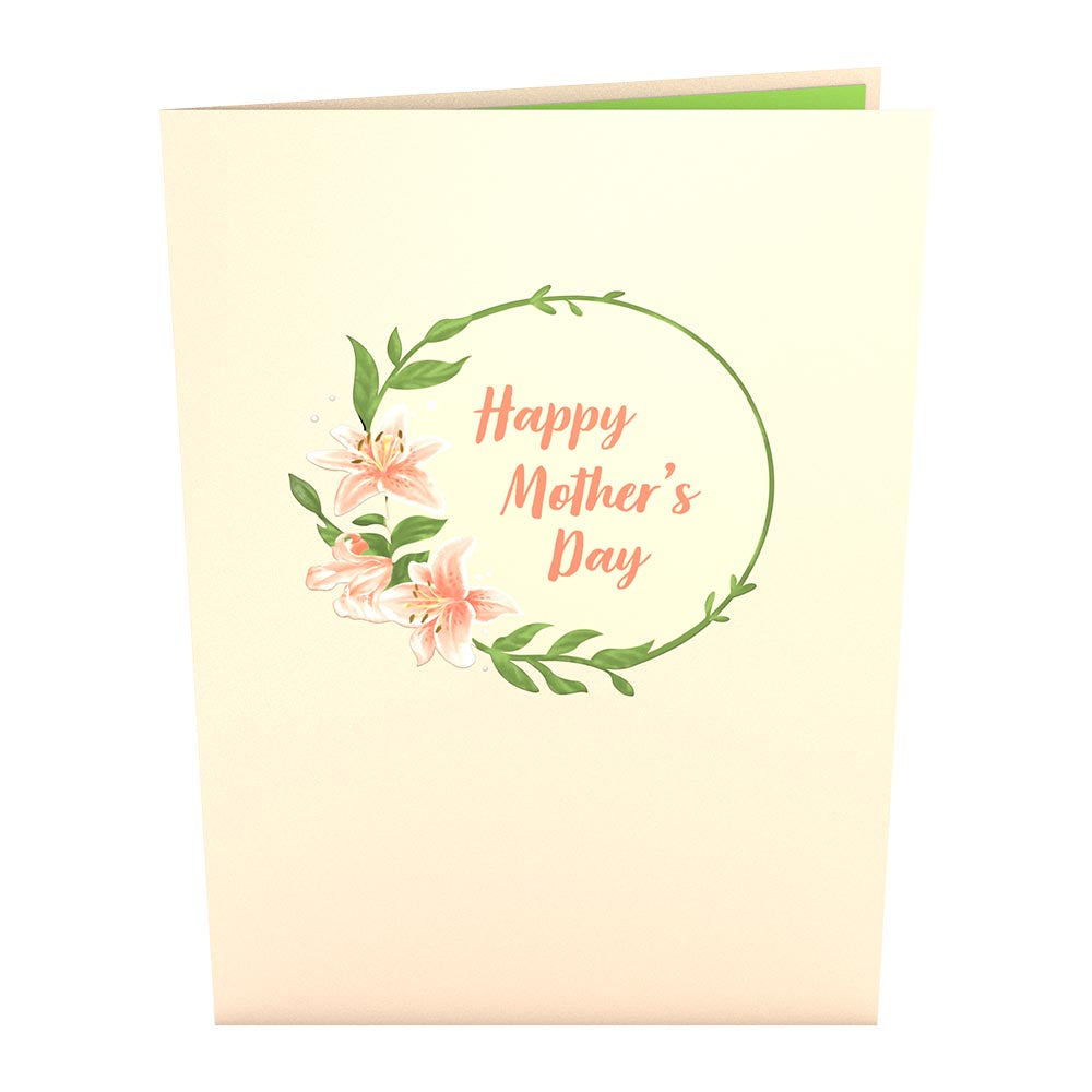 Mother's Day Lily Bloom Pop-Up Card