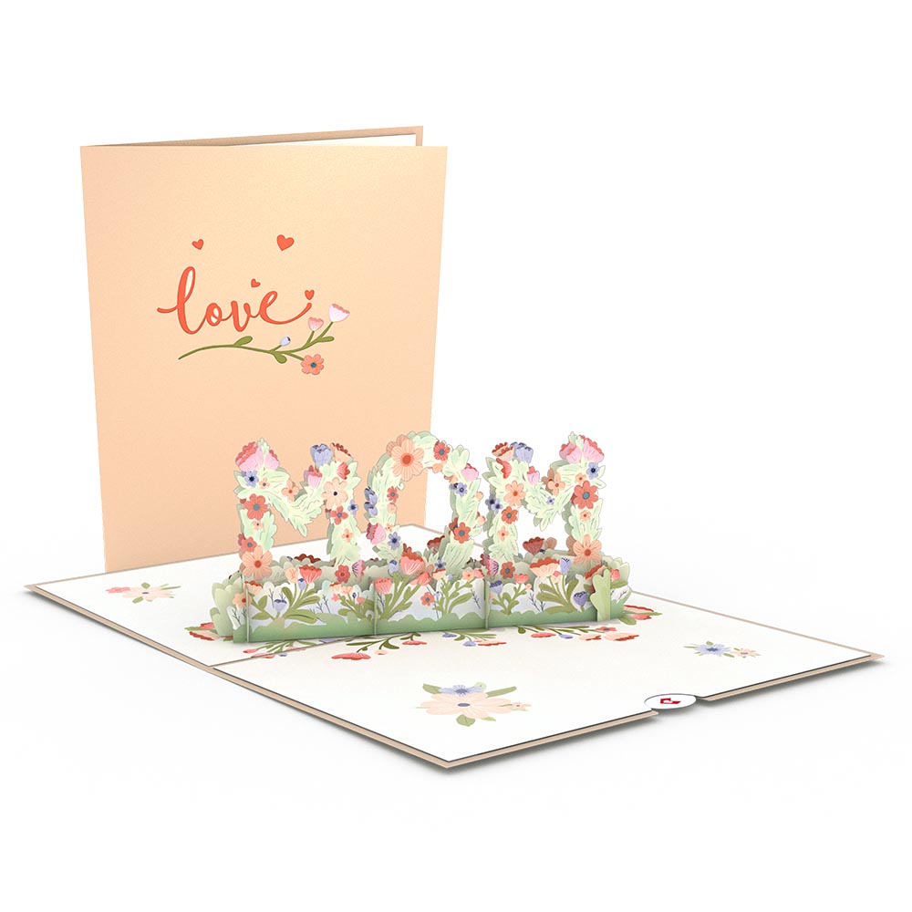 Floral Mom Pop-Up Card