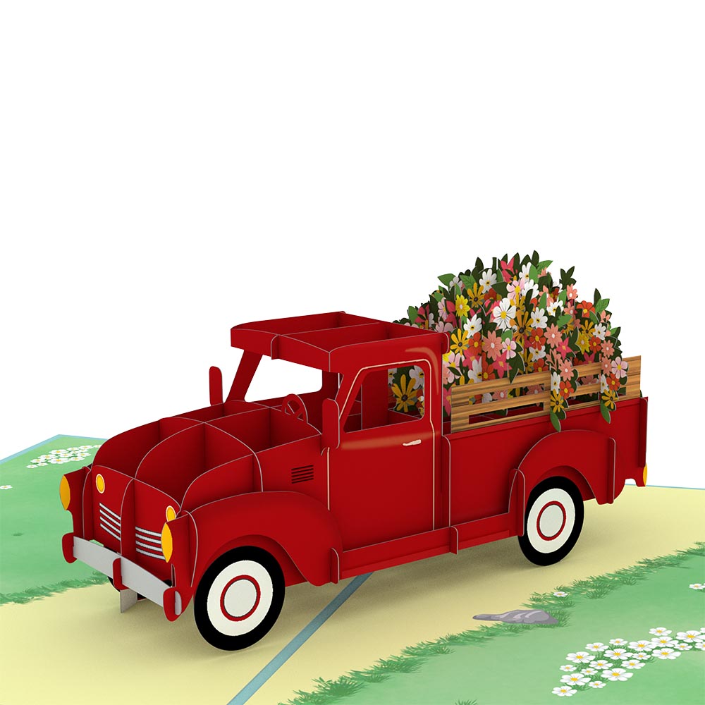 Garden Truck Pop-Up Card