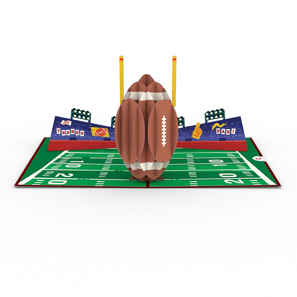 Dad's Touchdown Pop-Up Card