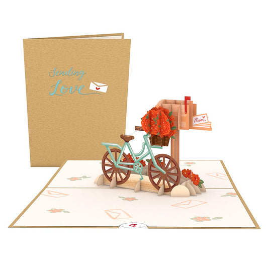 Mother's Day Bicycle Pop-Up Card