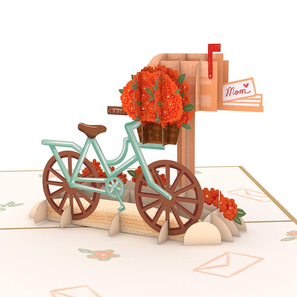 Mother's Day Bicycle Pop-Up Card