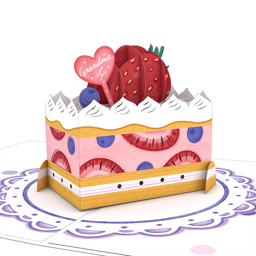 Berry Sweet Grandma Pop-Up Card