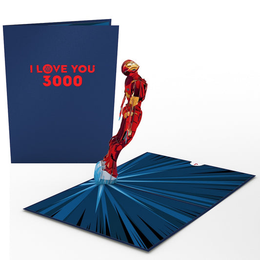 Marvel Iron Man I Love You 3000 Pop-Up Card
