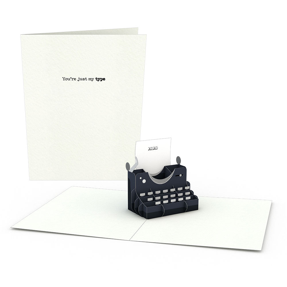 Typewriter Notecards (Assorted 4-Pack)