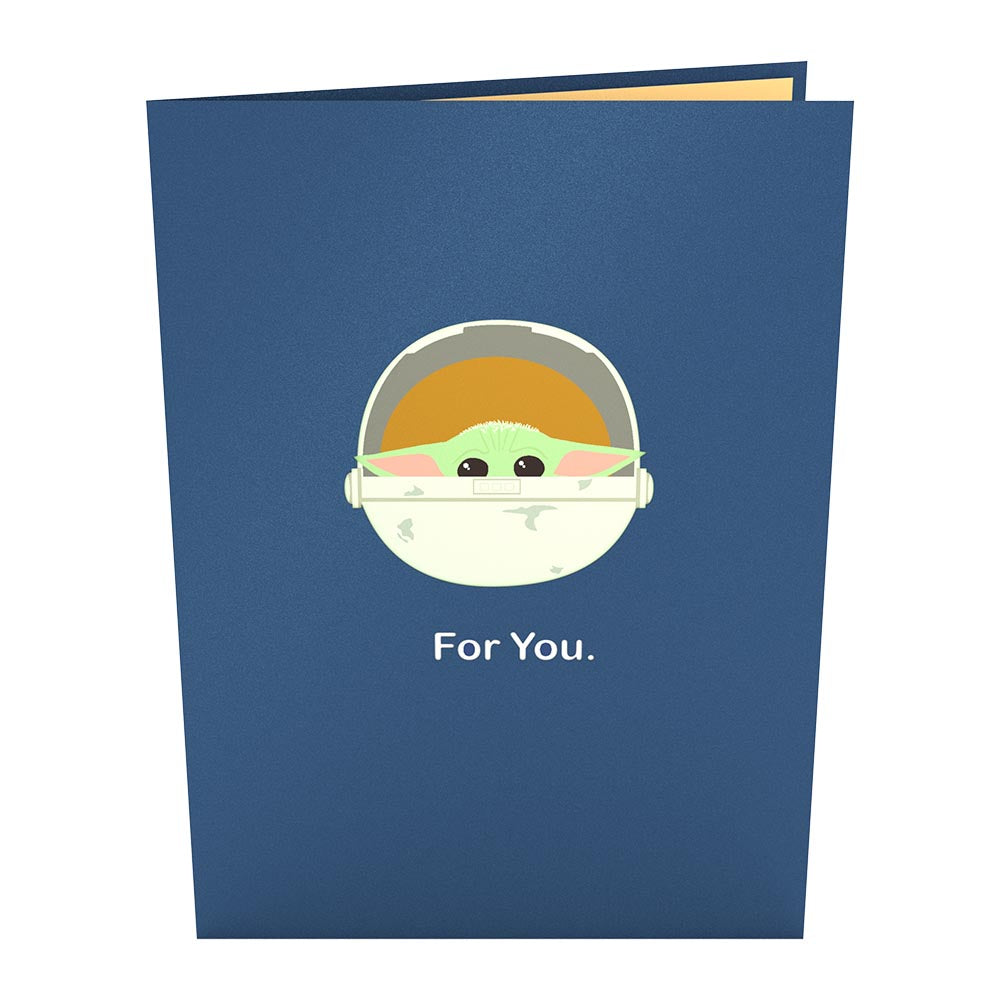 Baby Yoda Pop-up Card Cover Lovepop