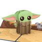 Baby Yoda Pop-up Card Lovepop Detail