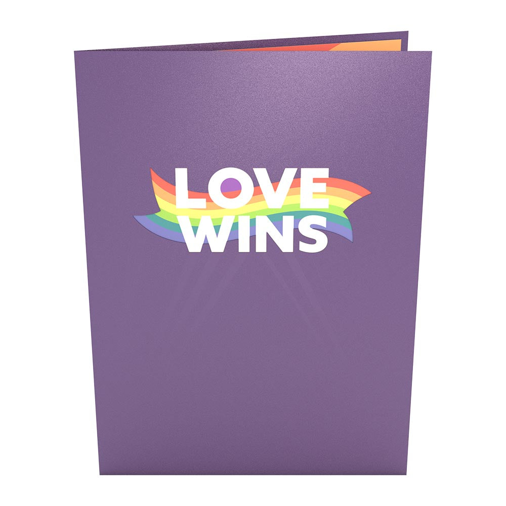 Love Wins Pop-Up Card