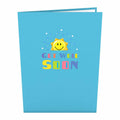 Get Well Soon Balloons Pop-Up Card