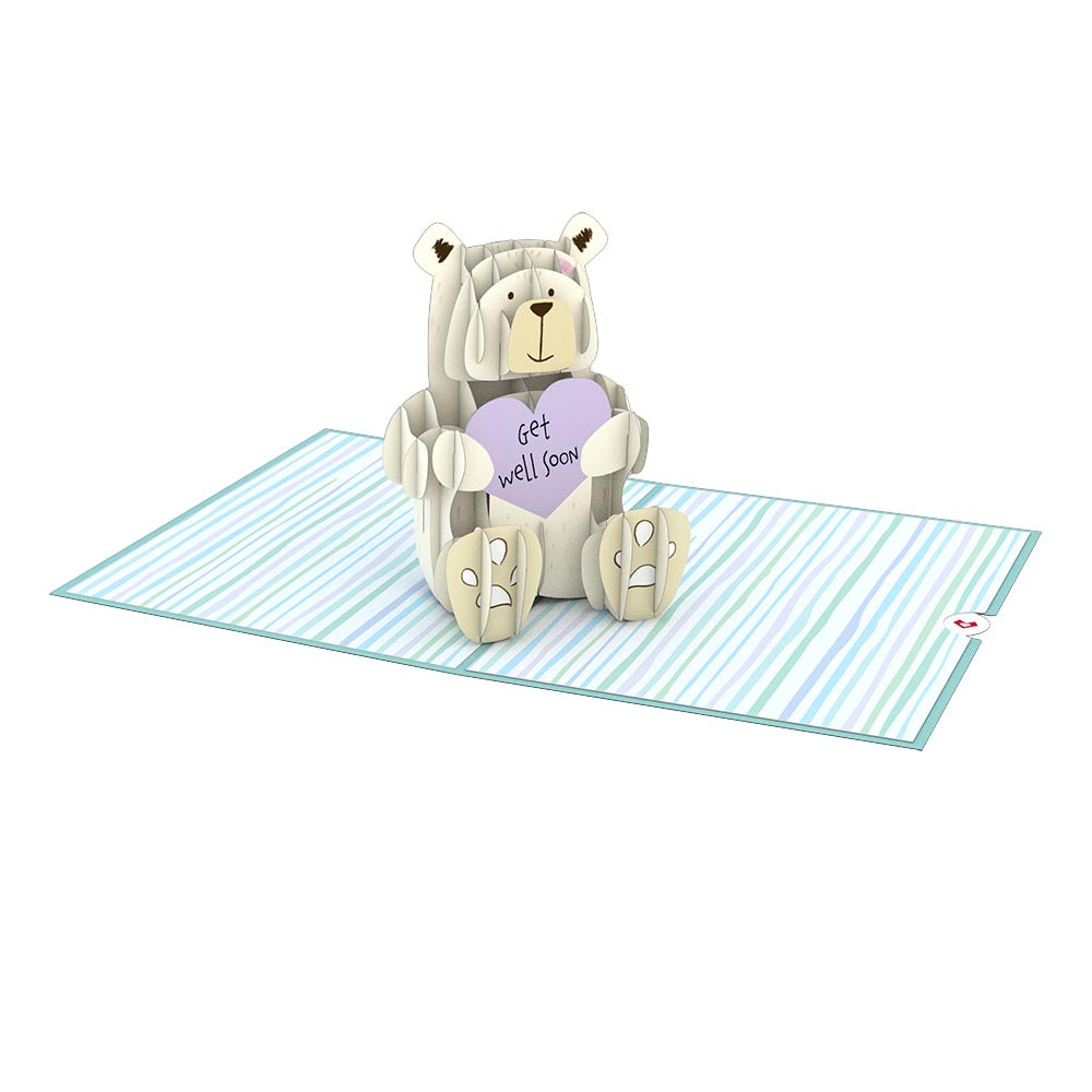 Get Well Bear Pop-Up Card