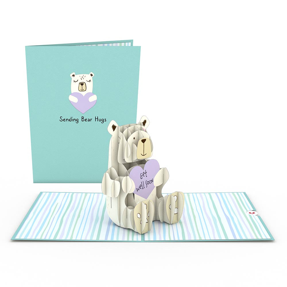 Get Well Bear Pop-Up Card