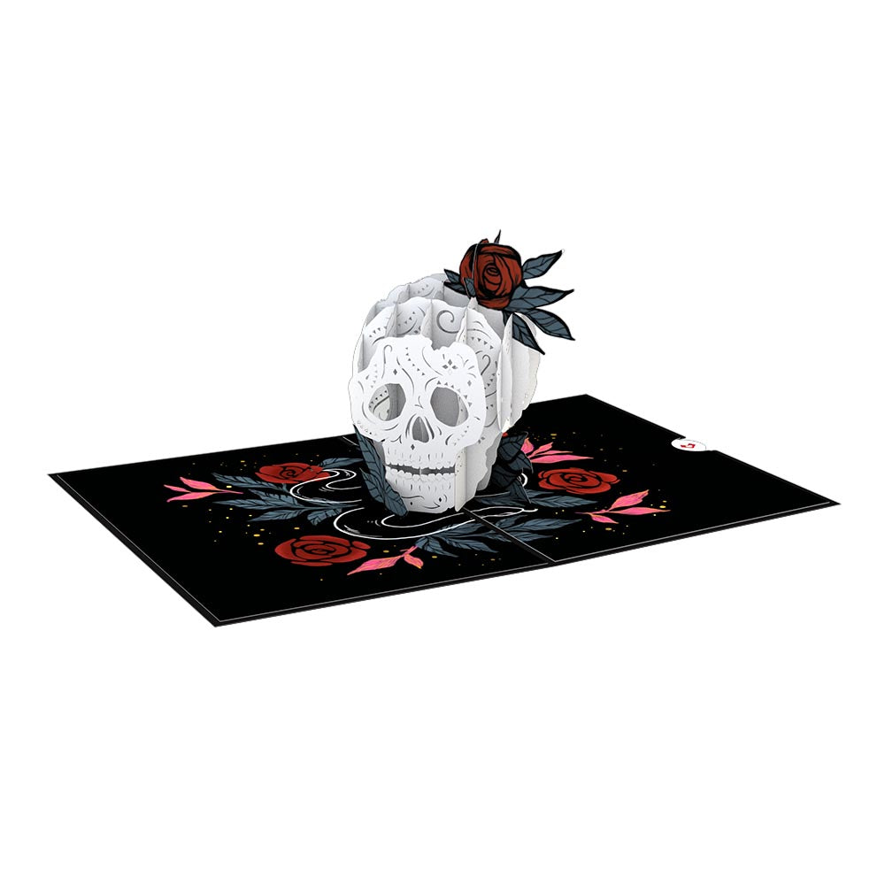 Rose Skull Pop-Up Card