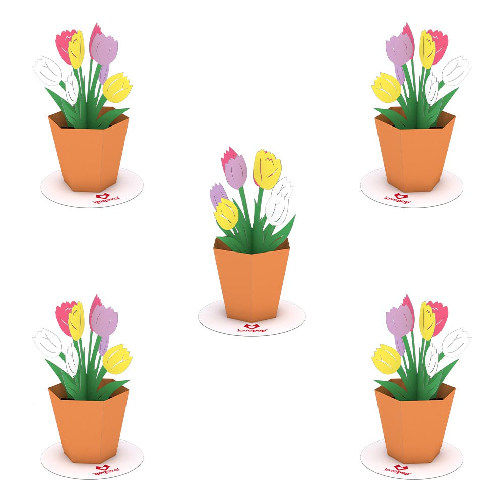 Stickerpop™: Tulips (5-Pack)