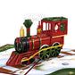 Santa Train Pop-Up Card