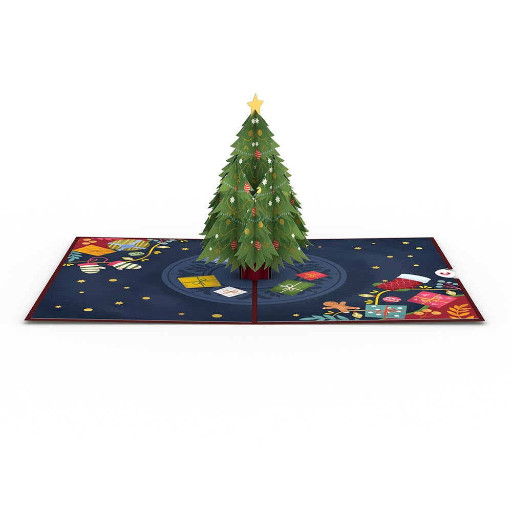 Festive Christmas Tree Pop-Up Card