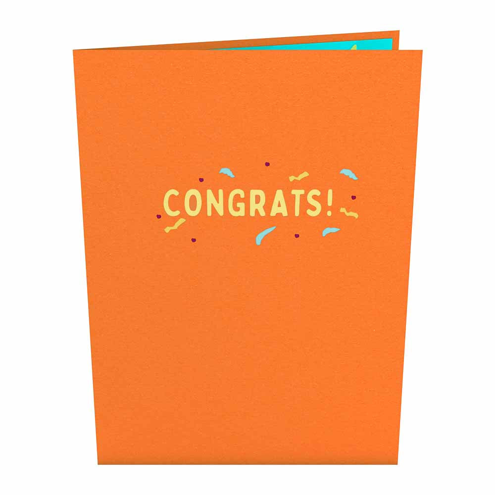 Congrats Trophy Pop-Up Card