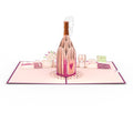 Wedding Champagne Pop-Up Card