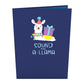 Happy Birthday Llama Pop-Up Card