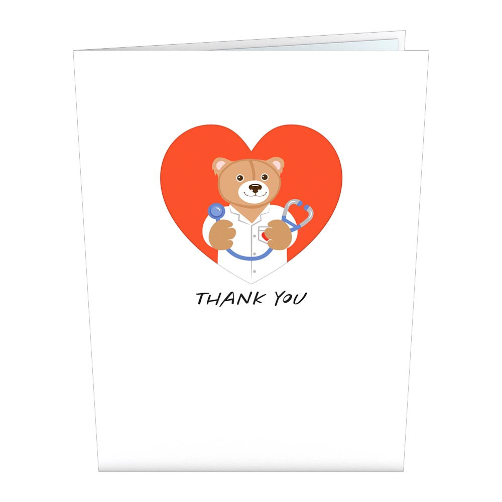 Doctor Bear Pop-Up Card