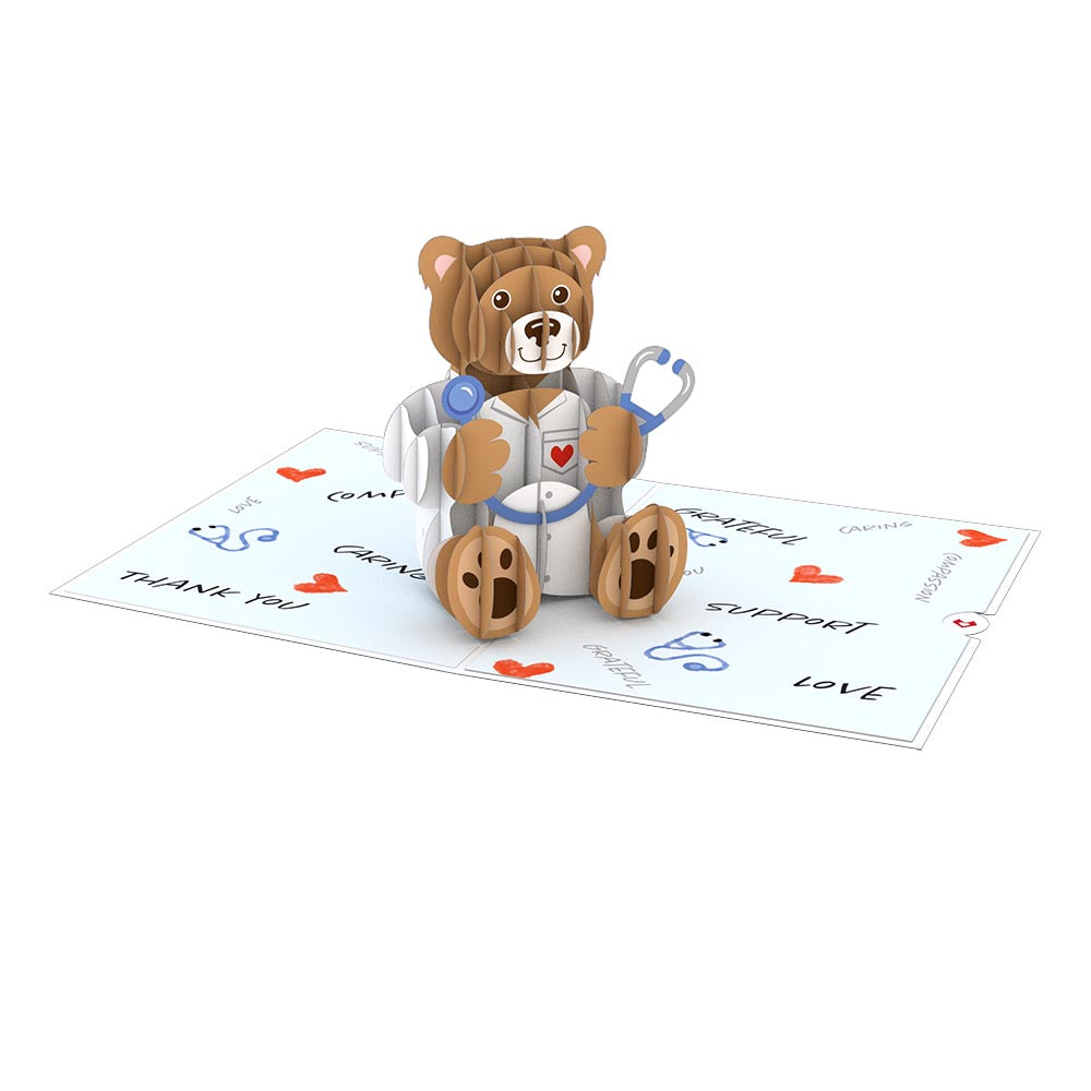 Doctor Bear Pop-Up Card