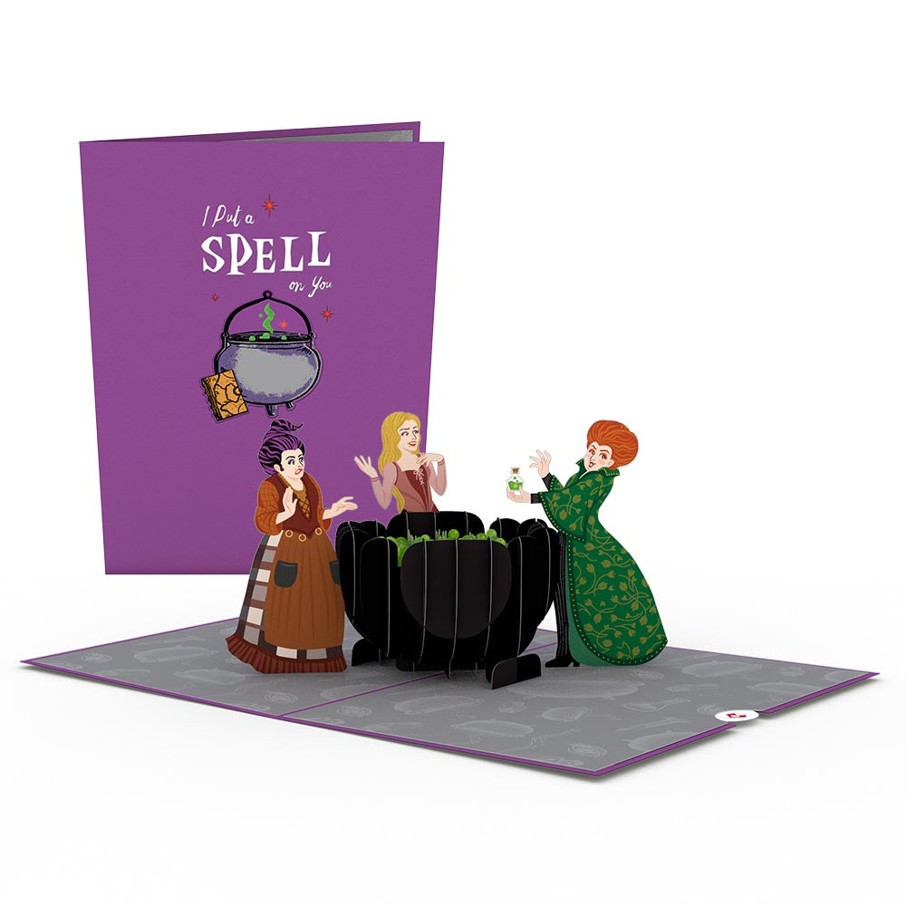 Disney Hocus Pocus I Put a Spell on You Pop-Up Card