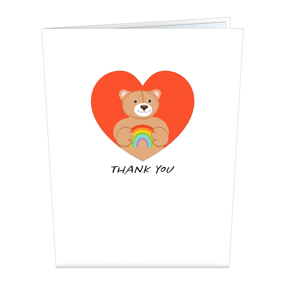 Thank You Bear Pop-Up Card