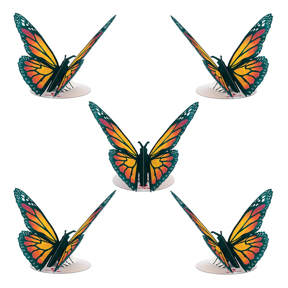 Stickerpop™: Monarch Butterfly (5-Pack)