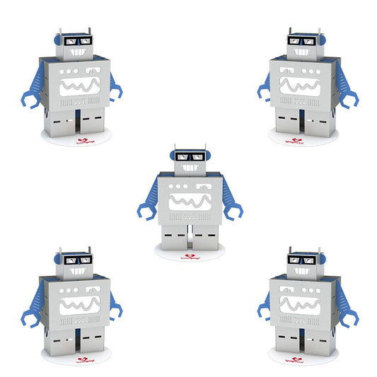 Stickerpop™: Robot (5-Pack)
