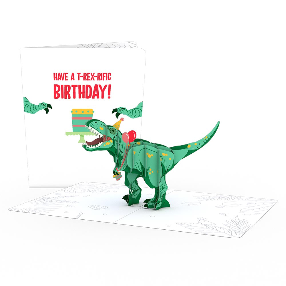 Playpop Card™: T-Rex Birthday