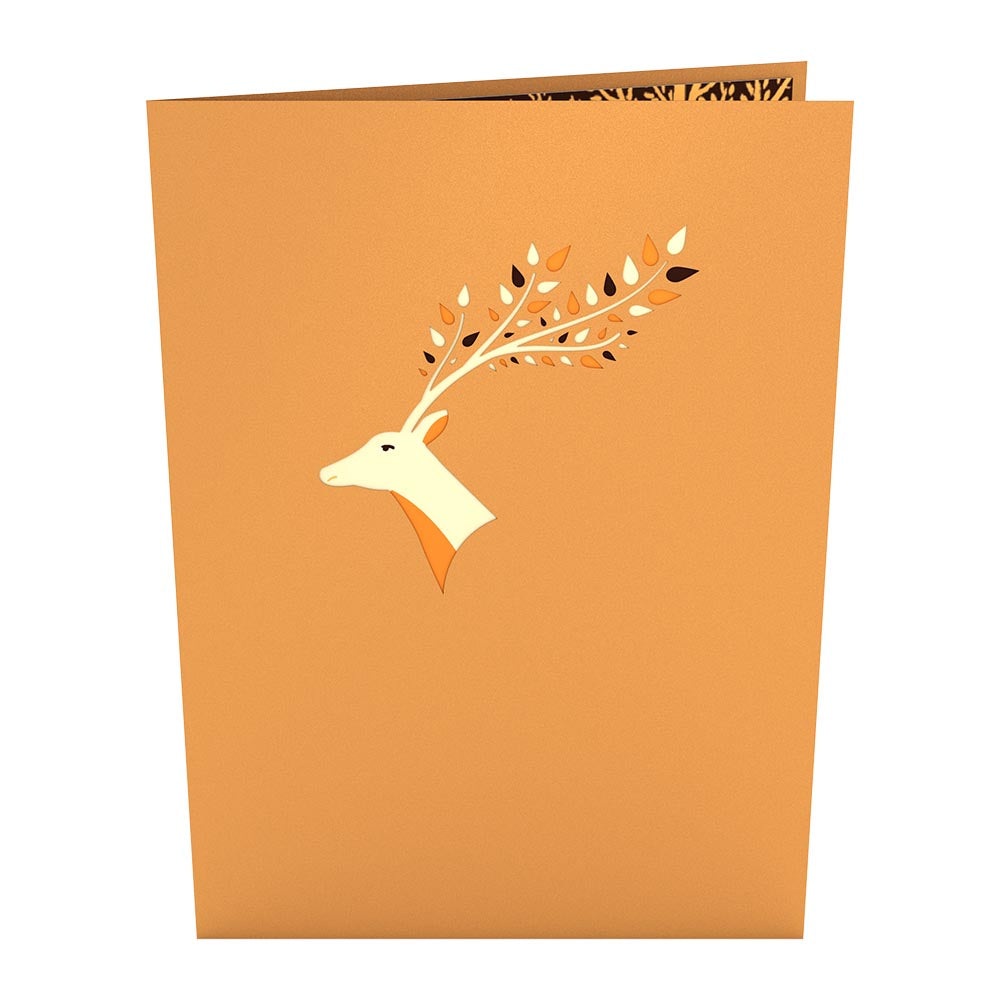 Autumn Deer Pop-Up Card