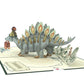 Happy Birthday Stegosaurus Pop-Up Card