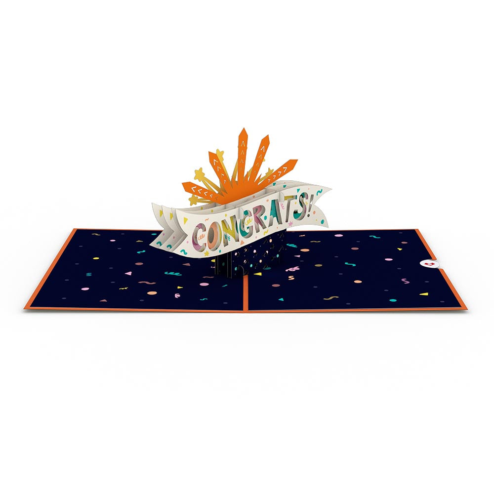 Congrats Explosion Pop-Up Card – Lovepop