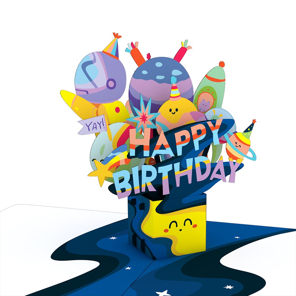 Playpop Card™: Out of This World Birthday