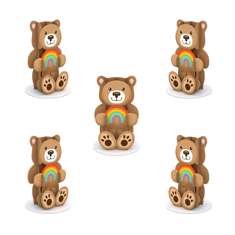 Stickerpop™: Rainbow Bear (5-Pack)