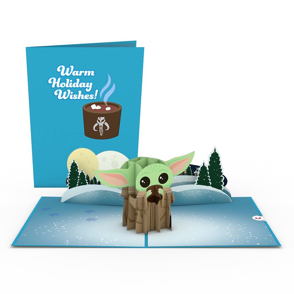 Star Wars™ The Mandalorian™ The Child: Warm Holiday Wishes Pop-Up Card