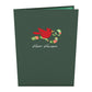 Happy Holidays Cardinal Card & Wreath & Bouquet Bundle
