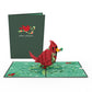Happy Holidays Cardinal Card & Wreath & Bouquet Bundle