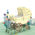 Yellow Baby Carriage Pop-Up Card
