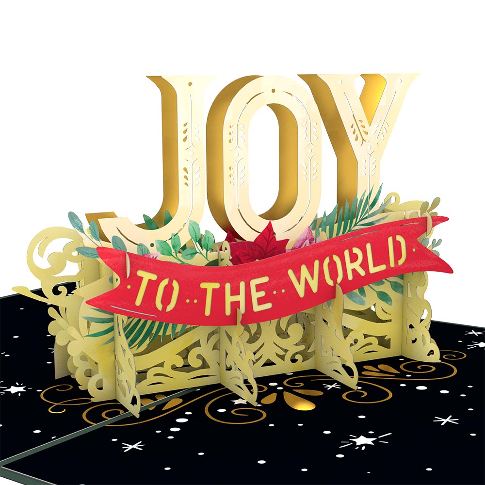Joy to the World Pop-Up Card