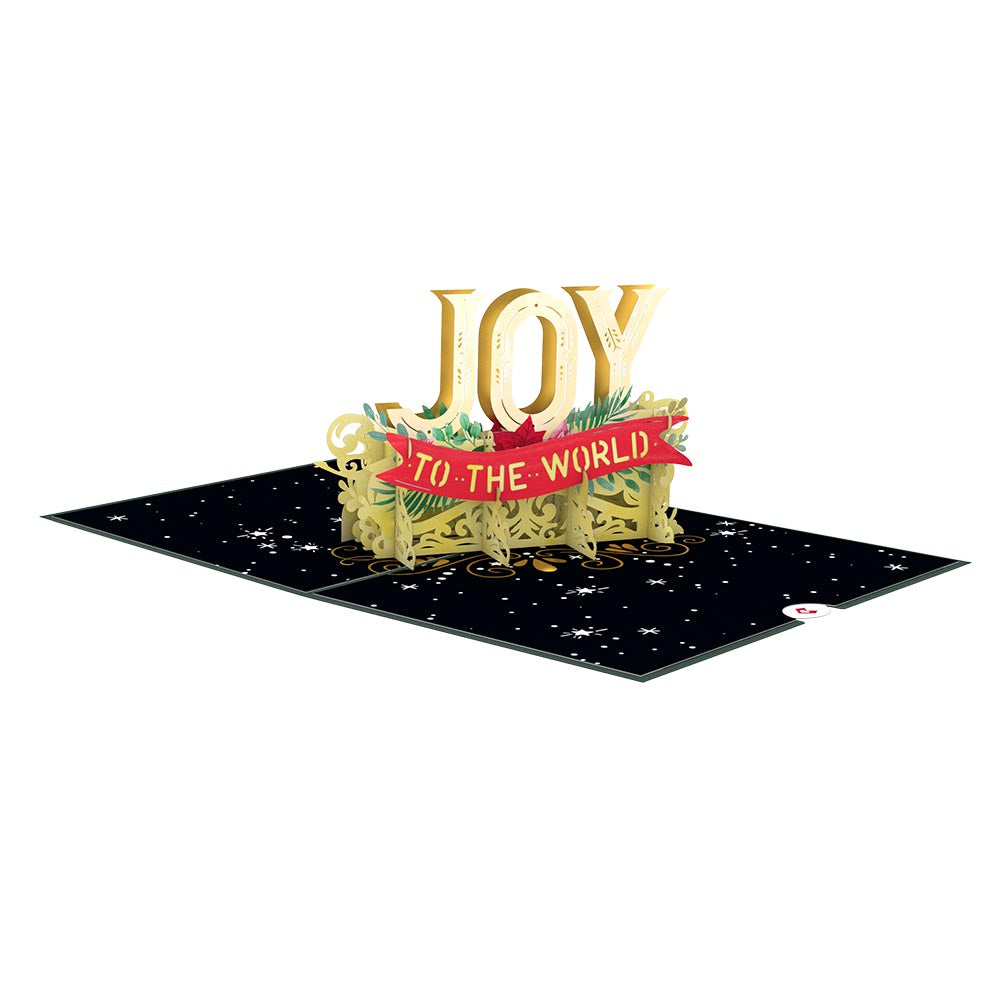 Joy to the World Pop-Up Card