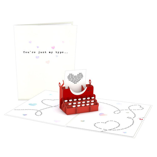 You're Just My Type Pop-Up Card