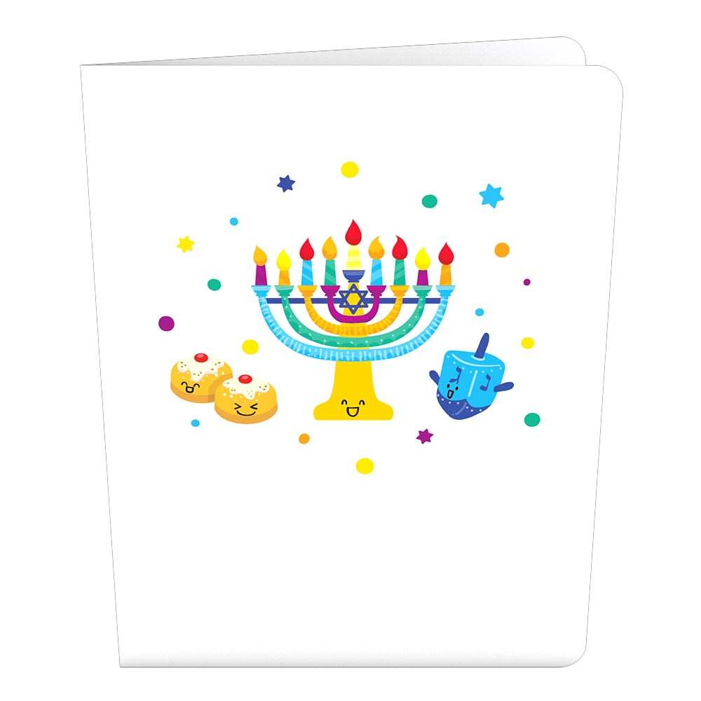 Playpop Card™: Hanukkah Menorah