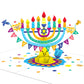 Playpop Card™: Hanukkah Menorah