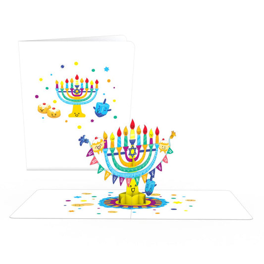 Playpop Card™: Hanukkah Menorah