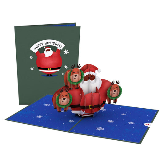 Jolly Santa Pop-Up Card