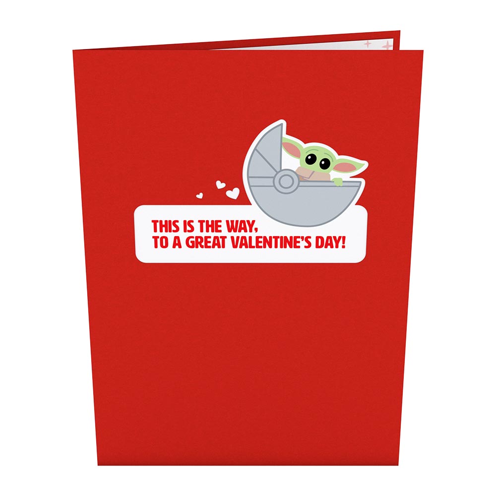 Star Wars™ The Mandalorian™ The Child: Valentine's Way Pop-Up Card