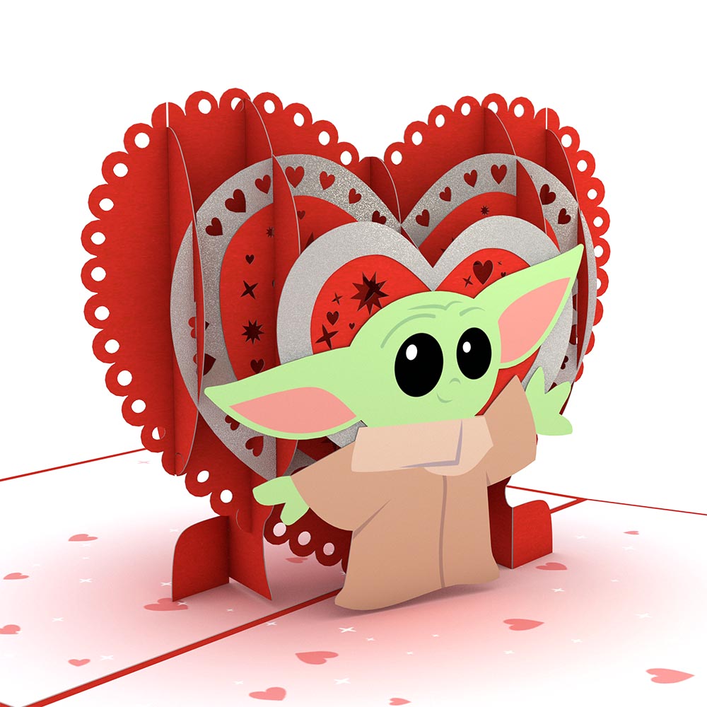 Star Wars™ The Mandalorian™ The Child: Valentine's Way Pop-Up Card
