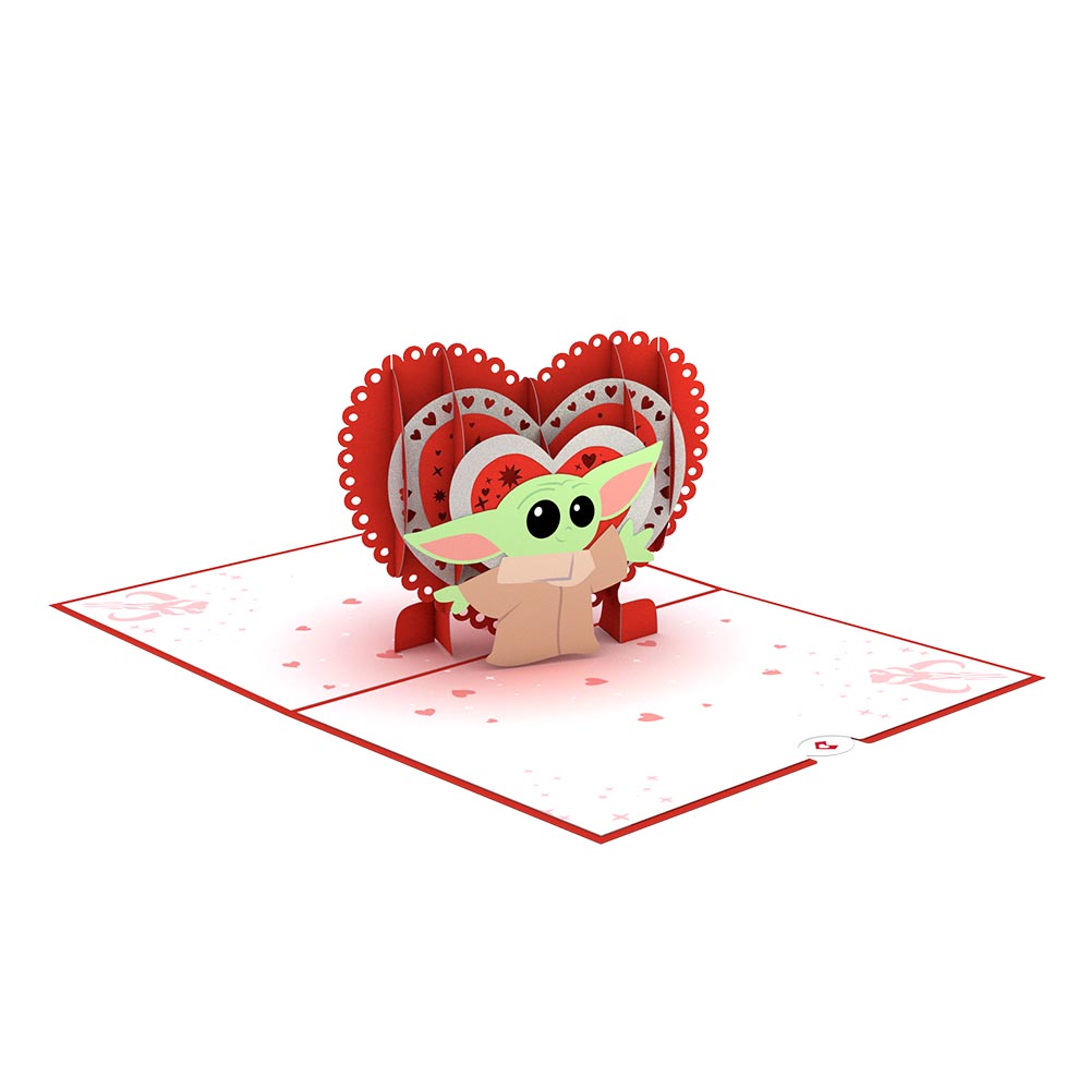 Star Wars™ The Mandalorian™ The Child: Valentine's Way Pop-Up Card