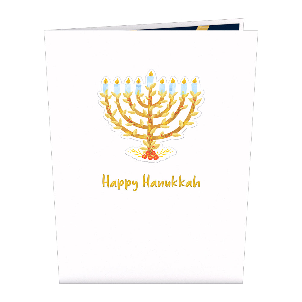 Menorah Pop-Up Card